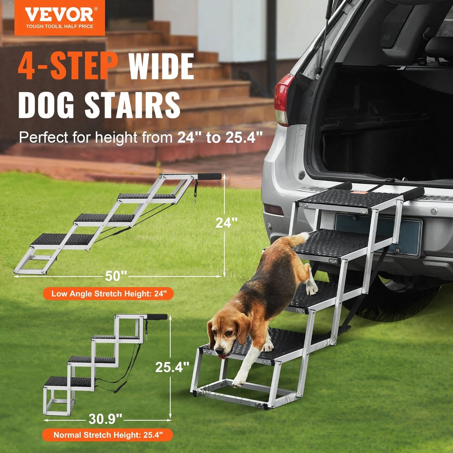 VEVOR Dog Stair for Cars ( 150 Lbs)